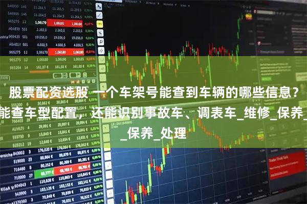 股票配资选股 一个车架号能查到车辆的哪些信息？不能能查车型配置，还能识别事故车、调表车_维修_保养_处理